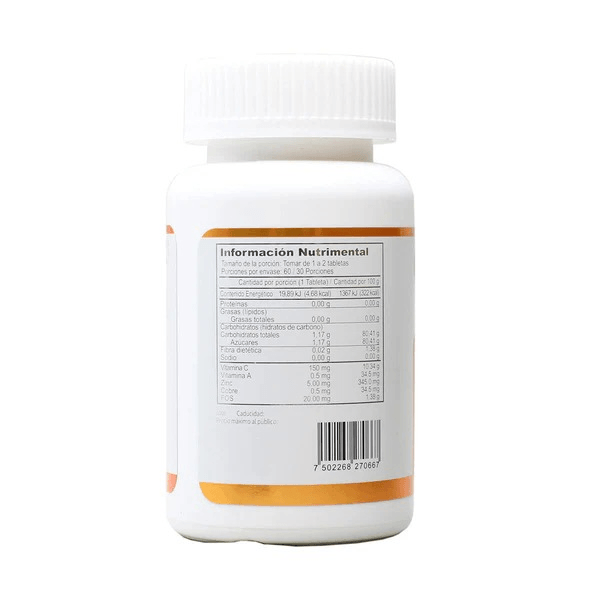 Vitamina C Just Centrux 1450 mg Suplemento Alimenticio 60 Capsulas
