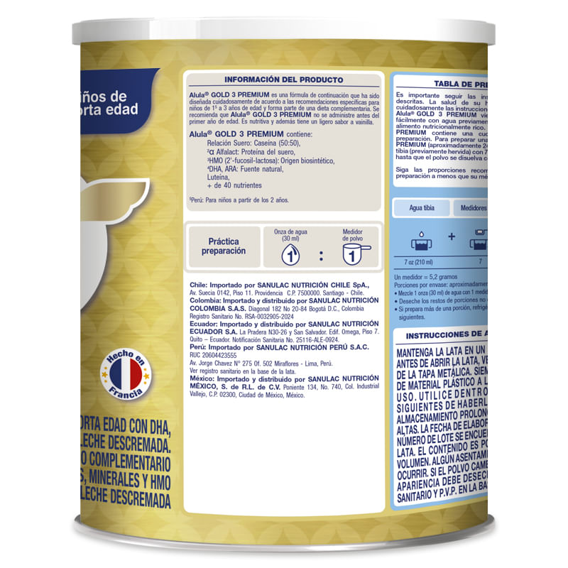 Alula Gold Premium Etapa 3 900 g