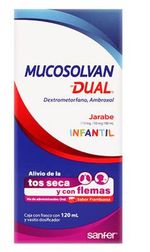Mucosolvan Dual Jarabe Infantil Frasco con 120 mL