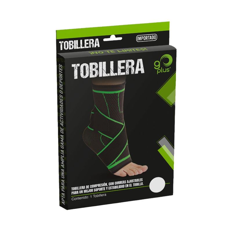 Tobillera Ajustable Go Plus Mediana 1 Pieza