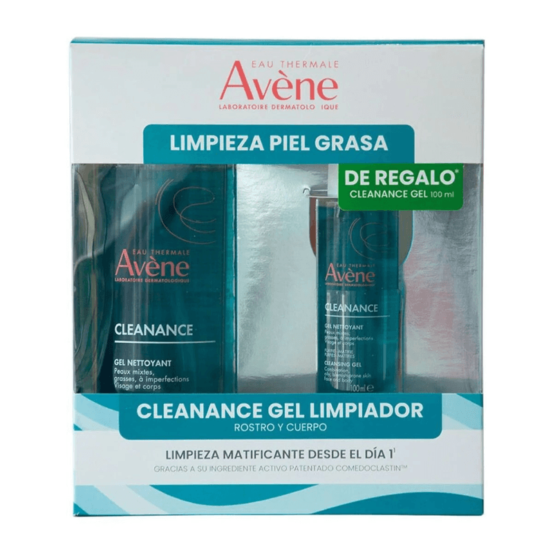 Kit Avene Cleanance Gel 400 mL + Cleanance Gel 100 mL 2 Piezas