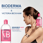 Sensibio H20 Agua Micelar Desmaquillante Bioderma Edicion Victoria Beckham 500 mL