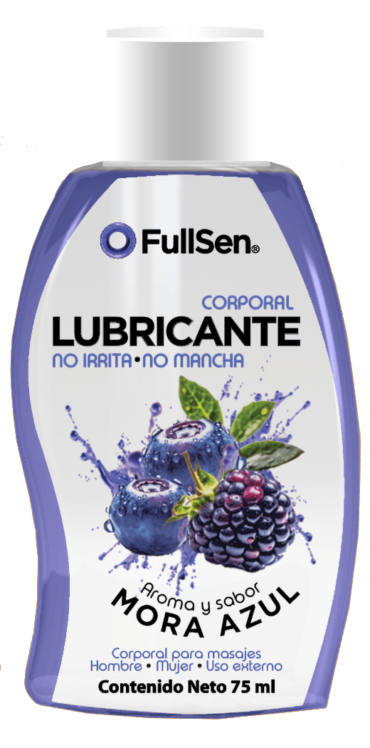 Lubricante Corporal Fullsen Mora Azul 75 mL