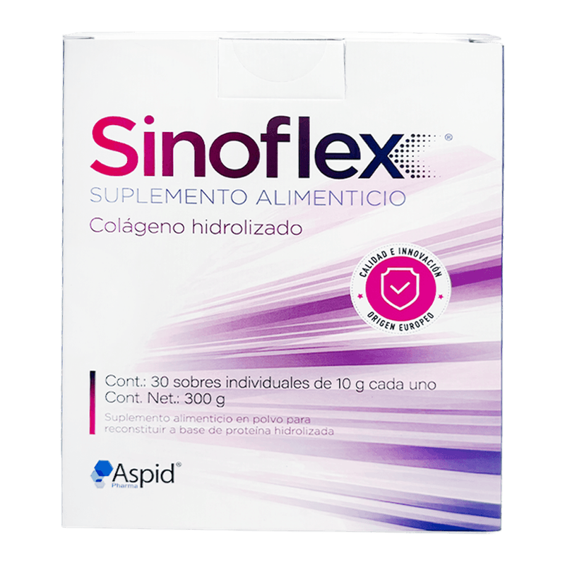 Sinoflex Colageno Hidrolizado 30 Sobres 10 g c/u