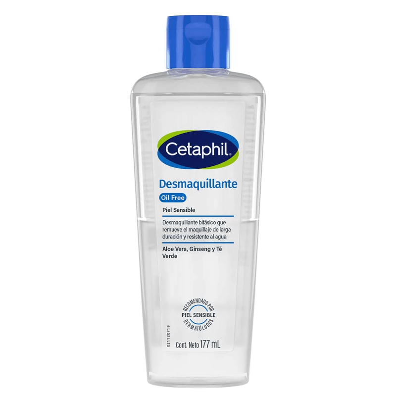 Cetaphil Desmaquillante Oil Free Piel Sensible 177 mL