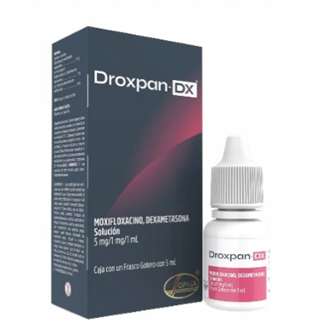Droxpan-DX Solucion 5 mg / 1 mg / 1 mL Frasco con 5 mL