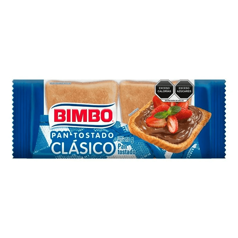Pan Tostado Bimbo Clasico 210 g