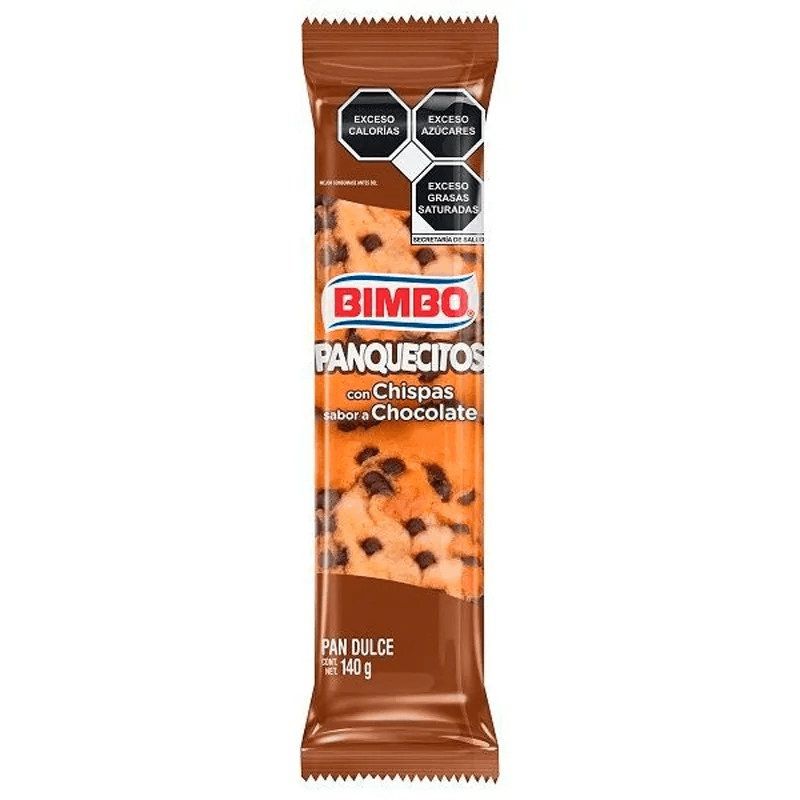 Panquecitos Chispas de Chocolate Bimbo 140 g