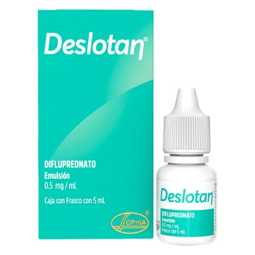 Deslotan Emulsion 0.5 mg / mL Frasco con 5 mL