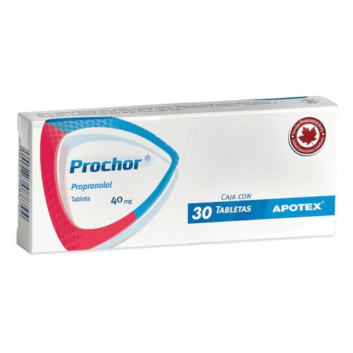 Prochor Propranolol 40 mg 30 Tabletas