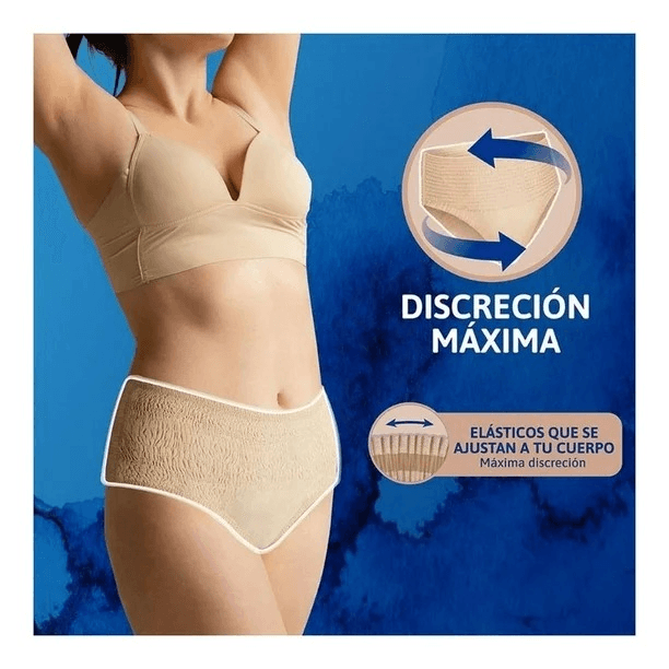 Ropa Interior Desechable Tena Pants Discret Beige Chico/Mediano 13 Piezas