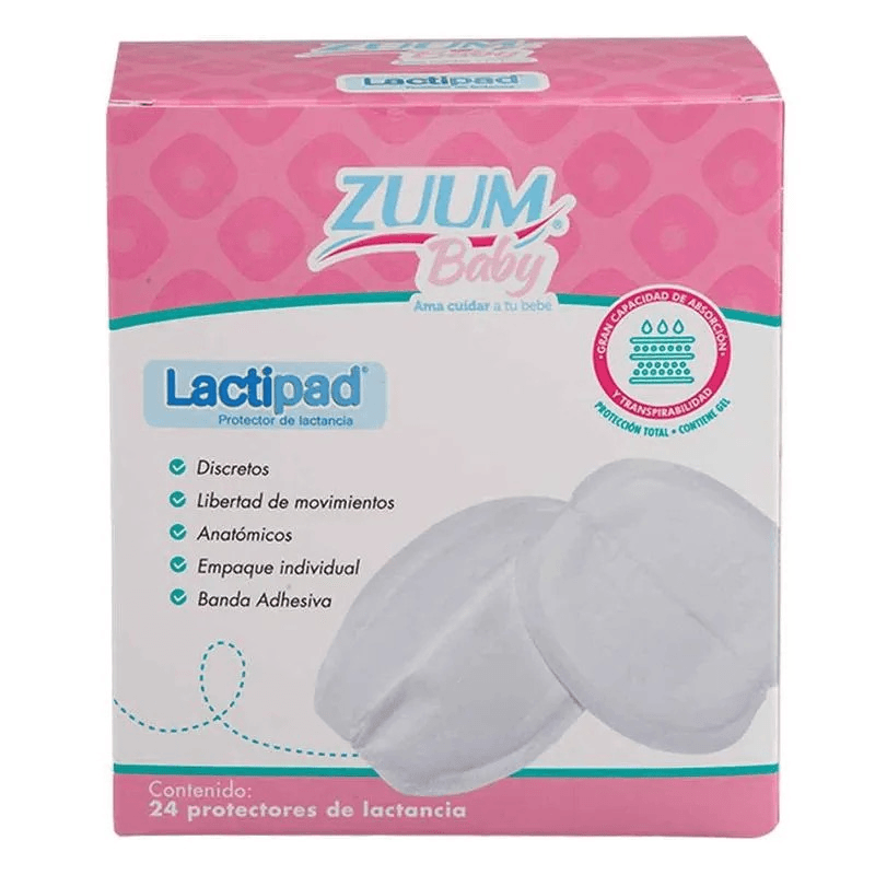 Protector Para Lactancia Lactipad Zuum Baby 24 Piezas