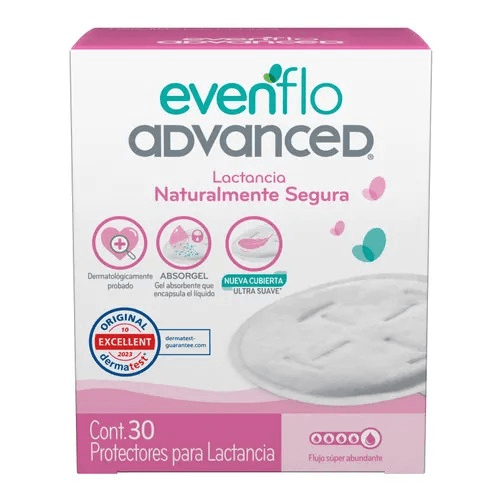 Protector para Lactancia Evenflo Advanced 30 Piezas