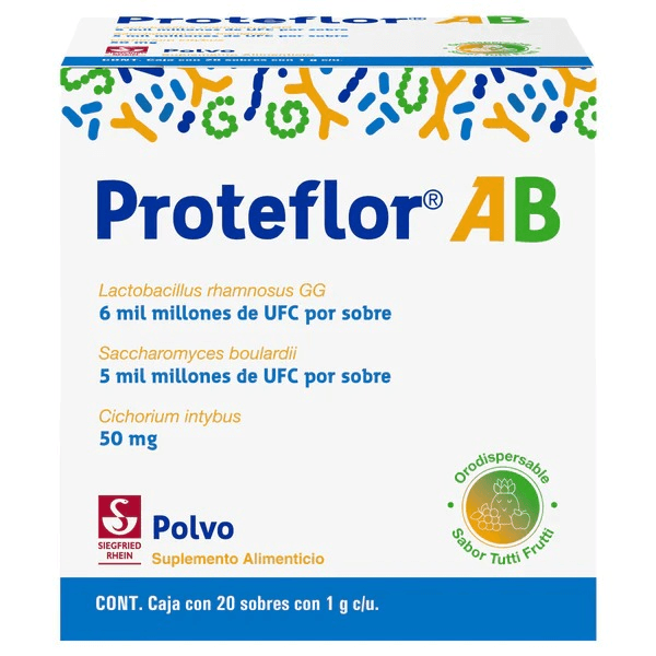 Proteflor AB Suplemento Alimenticio 20 Sobres con 1 g c/u