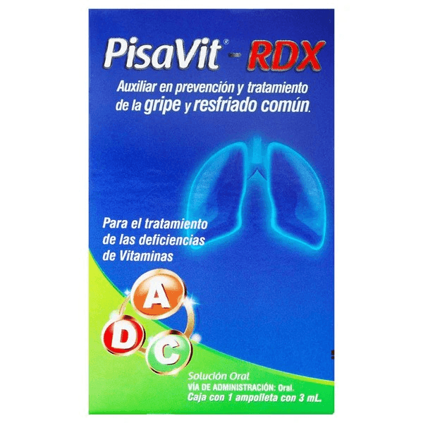 Pisavit-RDX Solucion Oral 1 Ampolleta de 3 mL