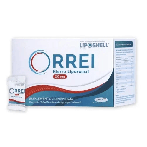 Orrei 20 mg Suplemento Alimenticio 30 Sobres con 5 g c/u