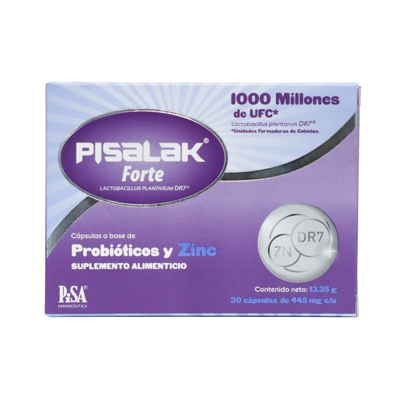 Pisalak Forte Suplemento Alimenticio 1000 Millones UFC 30 Capsulas