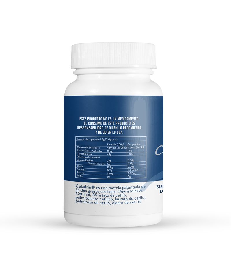 Celadrin 750 mg Suplemento Alimenticio a base de Acidos Grasos 60 Capsulas