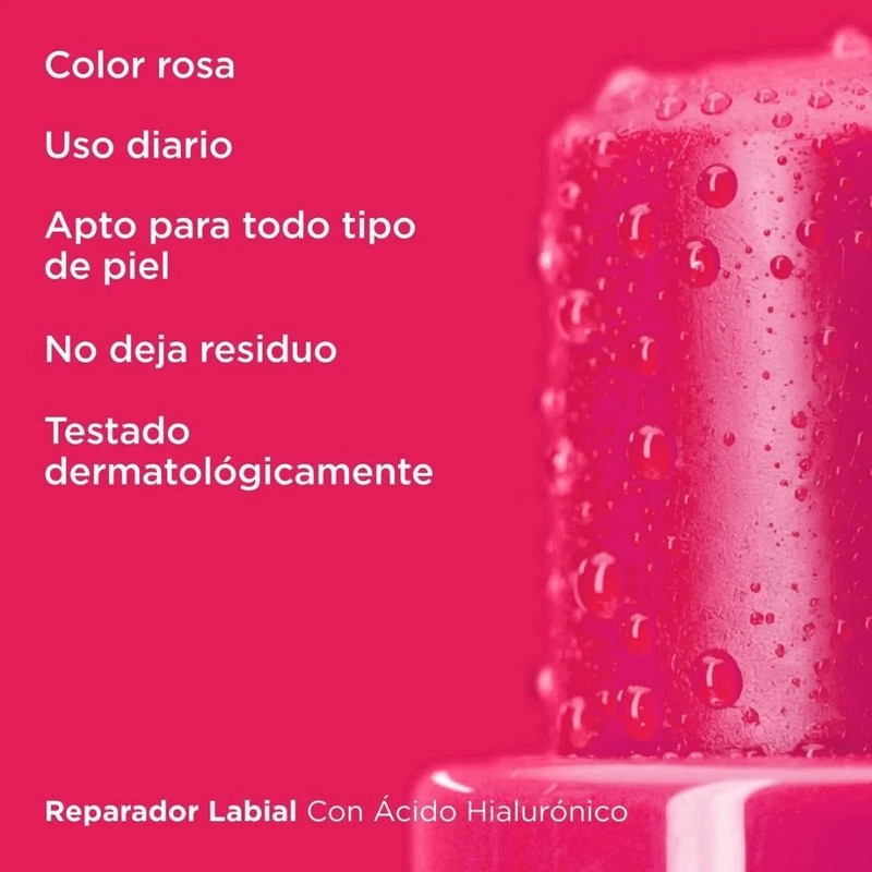 Reparador Labial con Acido Hialuronico Isdin Rosa 4 g