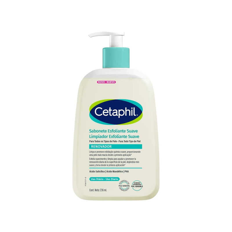 Cetaphil Limpiador Exfoliante Suave Renovador 236 mL