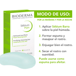 Sebium Pain Bioderma Barra Limpiadora 100 g