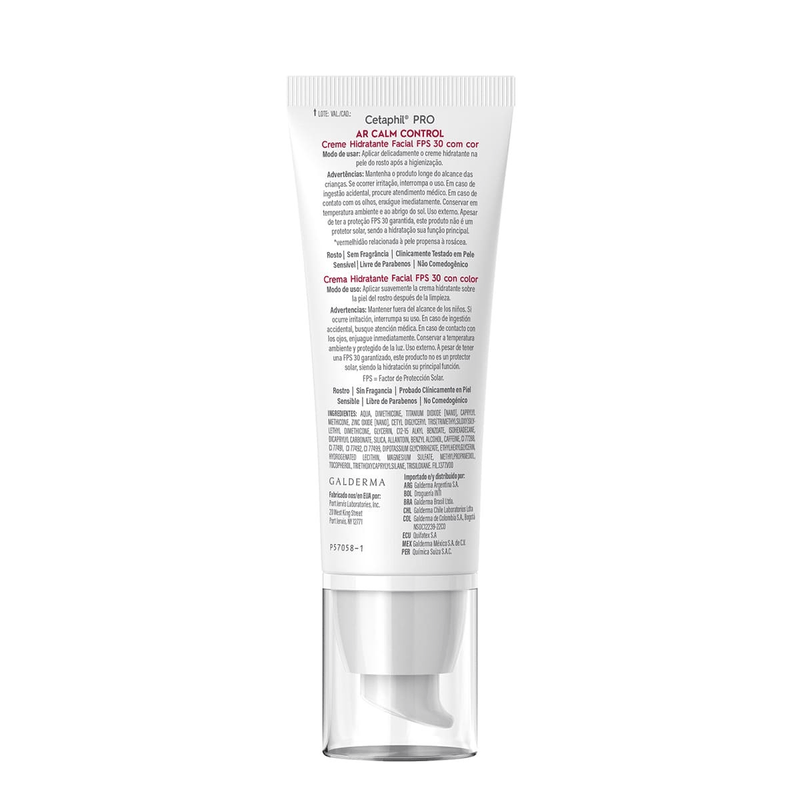 Cetaphil Pro AR Calm Control Crema Hidratante Facial FPS30 Color 50 mL