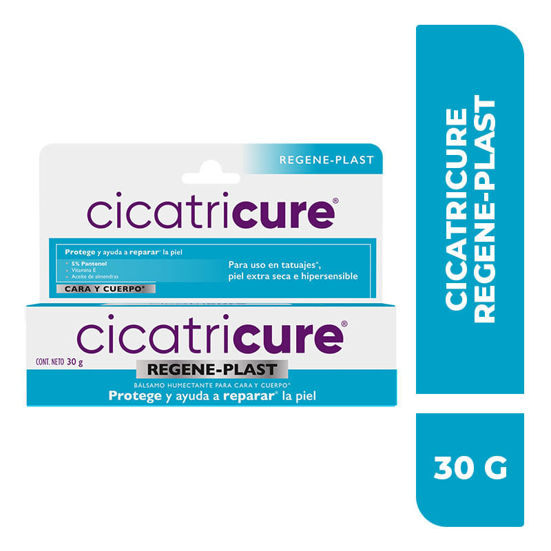 Cicatricure Regene-Plast Balsamo Humectante Cara y Cuerpo 30 g