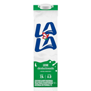 Leche Lala Deslactosada UHT 1 L