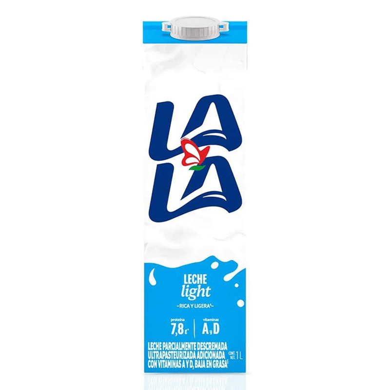 Leche Lala Baja en Grasa UHT 1 L