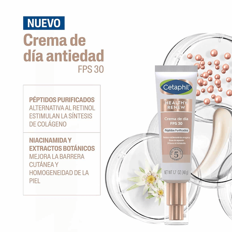 Cetaphil Healthy Renew Crema de Dia FPS30 Peptidos Purificados 50 g