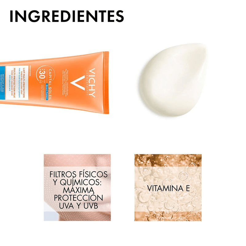 Crema Facial Vichy Capital Soleil SPF50+ Toque Seco 50 mL