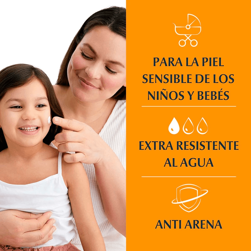 Eucerin Protector Solar Sensitive Protect Kids FPS50+ Toque Seco 200 mL