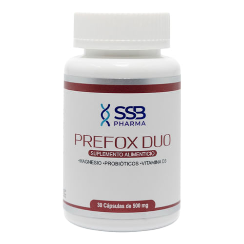 Prefox Duo 600 mg Suplemento Alimenticio SSB Pharma 30 Capsulas ...