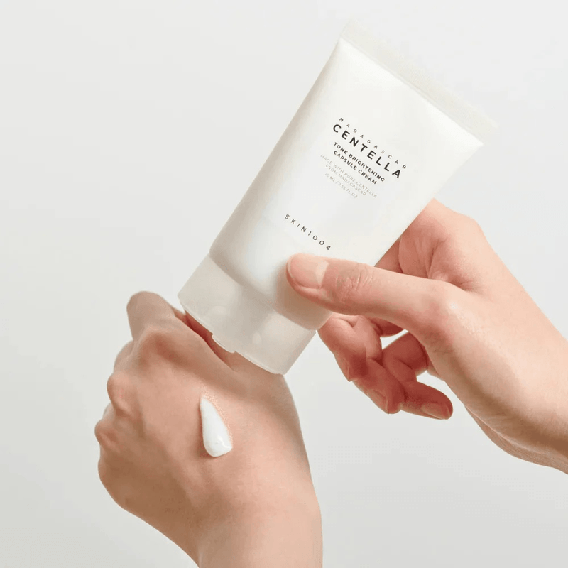 SKIN1004 Madagascar Centella Tone Brightening Capsule Cream Crema Hidratante Unificadora de Tono 75 mL
