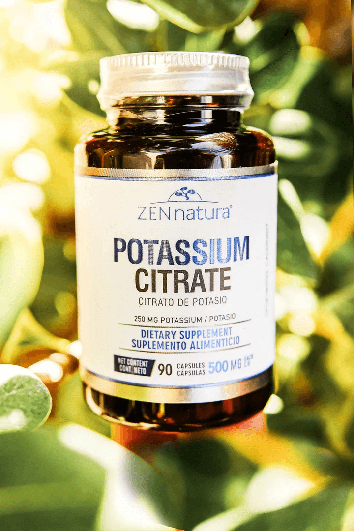 Citrato de Potasio 500 mg Zen Natura 90 Capsulas