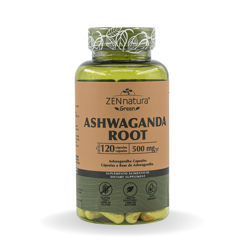 Ashwagandha Root 500 mg Zen Natura 120 Capsulas