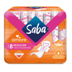 Toalla Femenina Saba Amore Regular con Alas 8 Toallas
