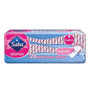 Panty Protectores Saba Diarios Regular 28 Piezas