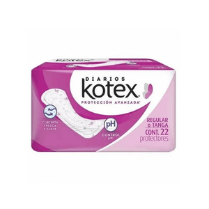 Panty Protectores Kotex Regular 22 Piezas