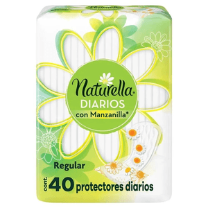 Panty Protectores Naturella Manzanilla Diarios 40 Piezas