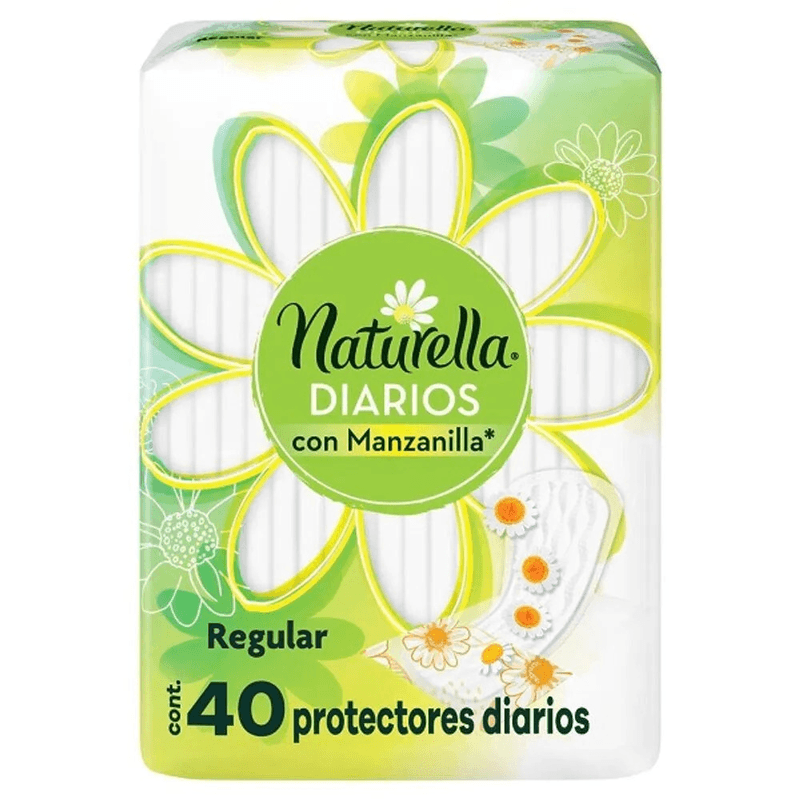 Panty Protectores Naturella Manzanilla Diarios 40 Piezas