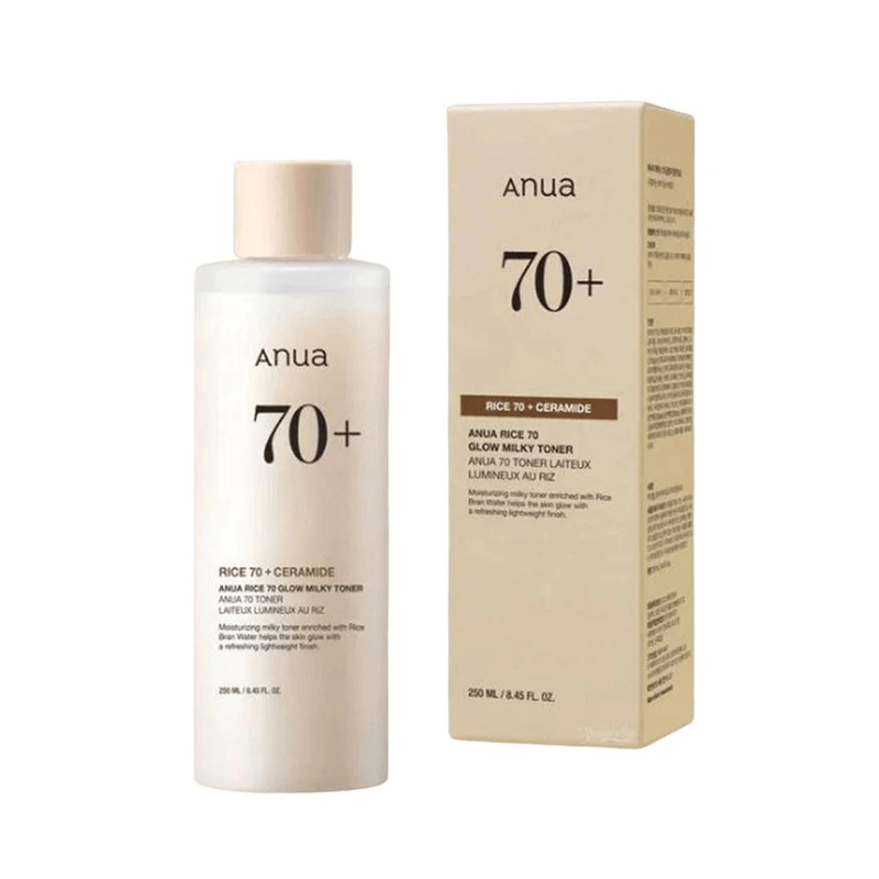 Anua Rice 70+ Ceramide Glow Milky Toner 250 mL