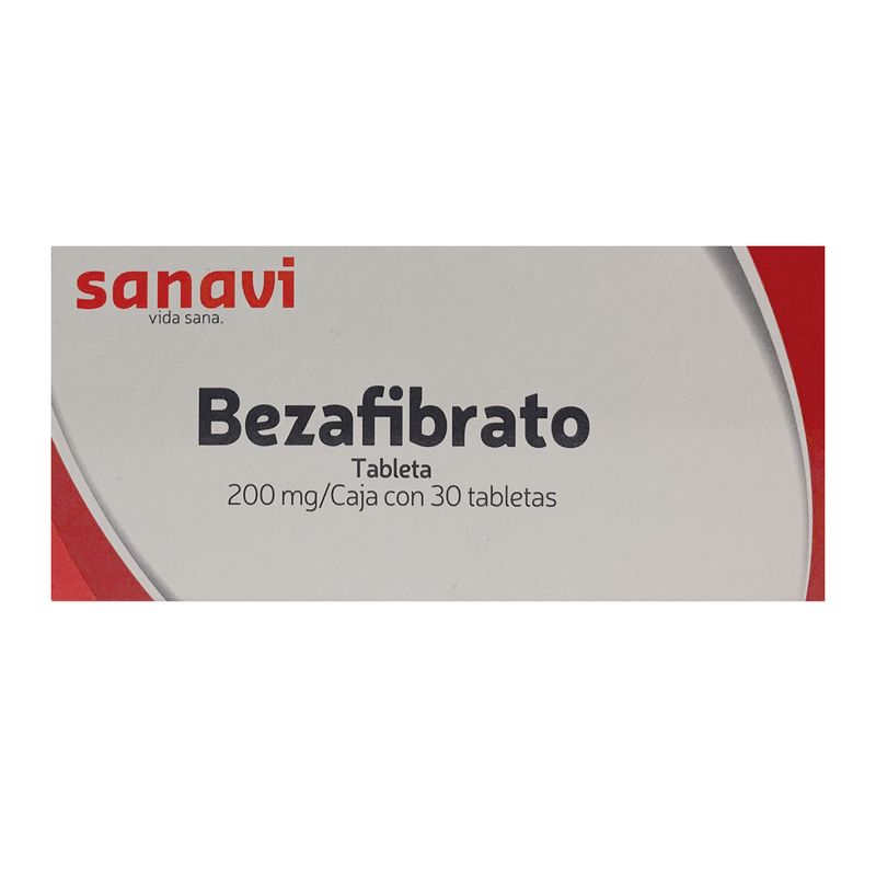 Bezafibrato 200 mg Sanavi 30 Tabletas
