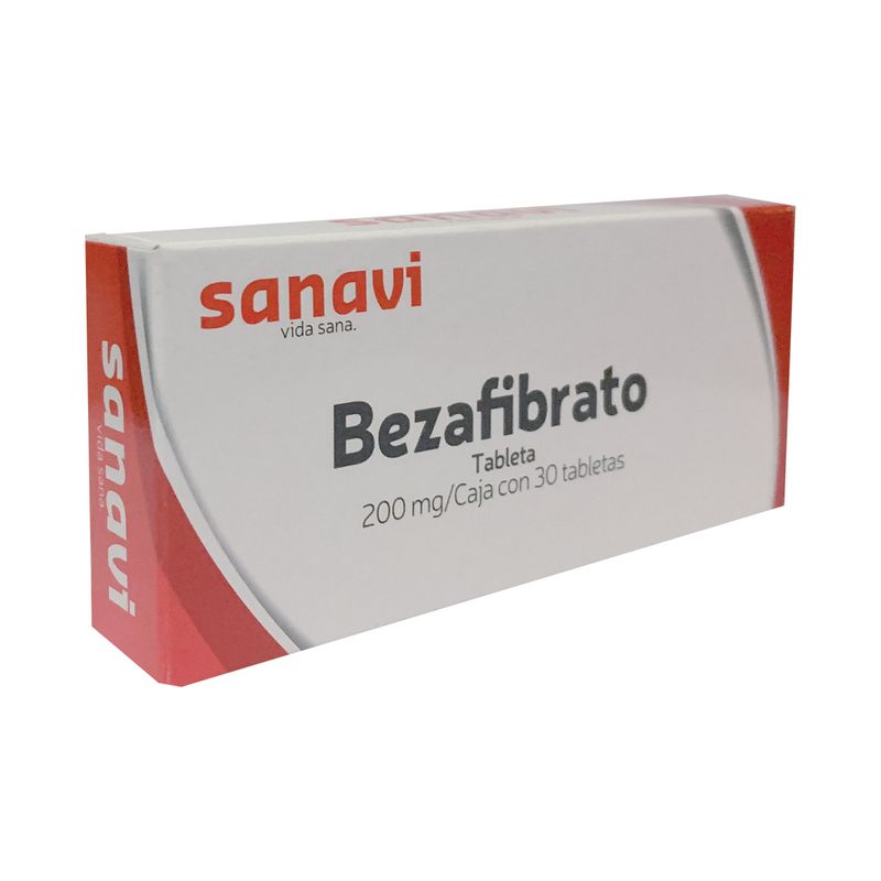 Bezafibrato 200 mg Sanavi 30 Tabletas