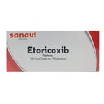 Etoricoxib 90 mg Sanavi 14 Tabletas