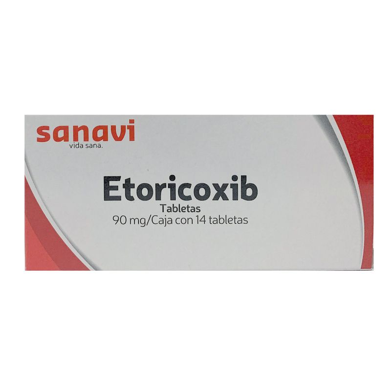 Etoricoxib 90 mg Sanavi 14 Tabletas