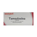 Tamsulosina 0.4 mg Sanavi 20 Capsulas