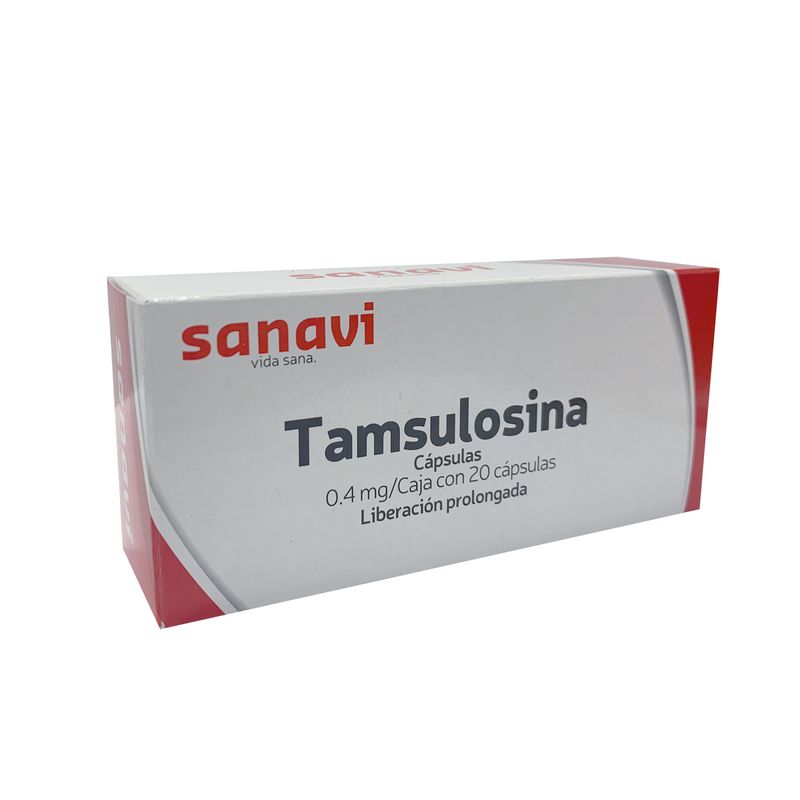 Tamsulosina 0.4 mg Sanavi 20 Capsulas