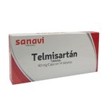 Telmisartan 40 mg Sanavi 29 Capsulas