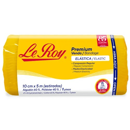 Venda Elastica Le Roy 10 cm x 5 cm 1 Pieza